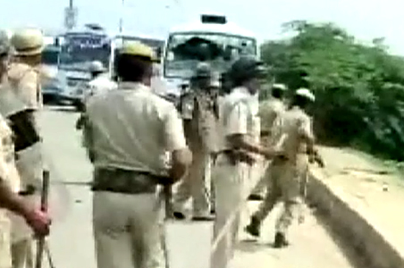 Violence in Ghaziabad over authorisation of colony