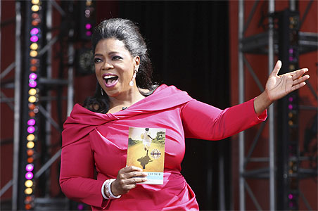 Oprah goes live from New York's Central Park