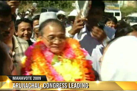 Arunachal gives Congress its only clean sweep