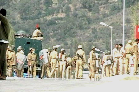 Baramulla clashes continue; 46 injured