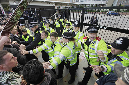 Protesters break into <i>BBC</i> headquarters