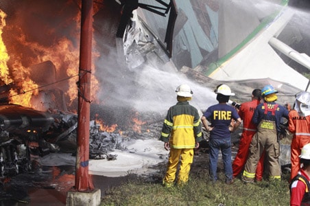 Manila: Test flight crashes, kills four