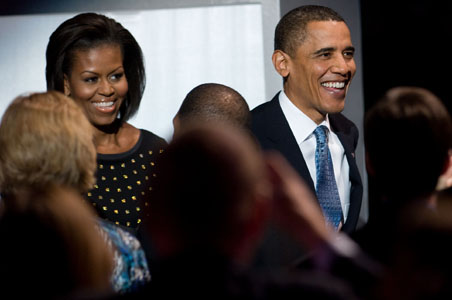 Obama grooves to Latin music at White House