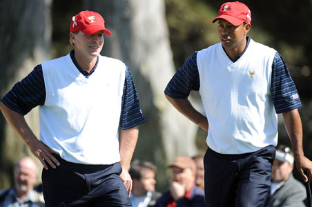 Woods & Stricker first unbeaten team in 30 years