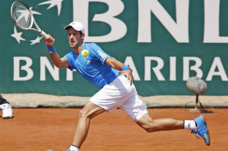 Djokovic beats Hernych 6-0, 6-0 at Swiss Indoors