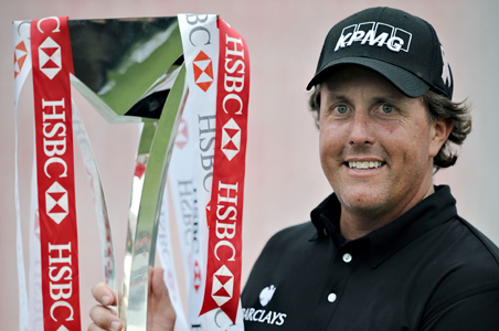 Mickelson rallies to win HSBC Champions