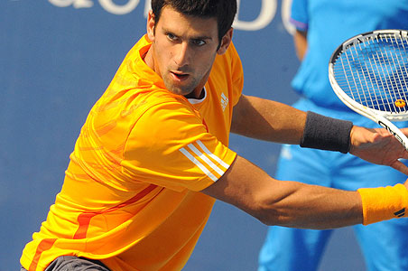 Djokovic beats Beck 6-3, 7-5 at Swiss Indoors