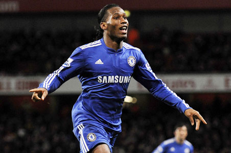 Drogba gives Chelsea 3-0 win over Arsenal