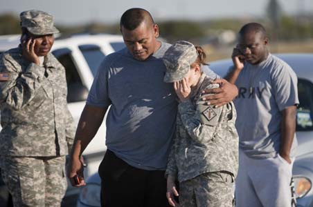 Shootout at largest US army base; 13 killed