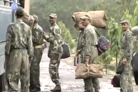 Natural disaster? This force would like to help, but can't