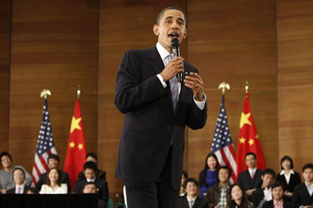 Obama says US-China are not rivals