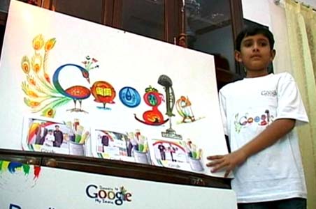 Class IV kid designs Google's Children's Day logo