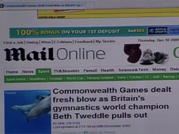 Brit gymnasts fear Delhi Belly, skip 2010 Games Brit gymnasts fear Delhi Belly, skip 2010 Games