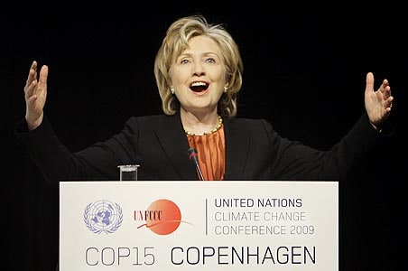 US ready to join $100 billion climate aid fund: Clinton 