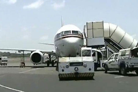 Mock drill at airport, flights affected