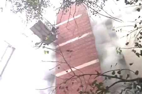 Fire at Assam Emporium in Delhi