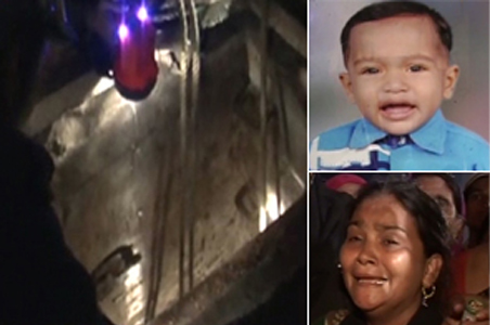 Child falls into a drain in Mumbai