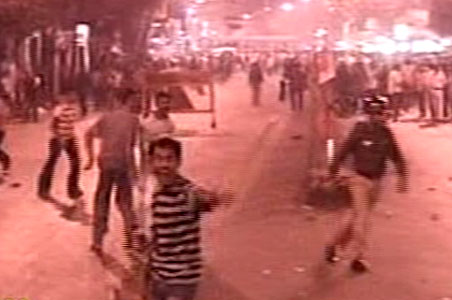 Students clash in Kolkata