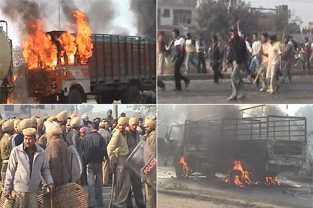 Protestors on the rampage; Ludhiana tense