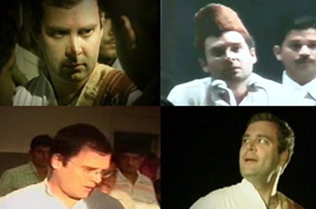 Rahul Gandhi interacts with students at AMU