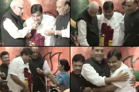 Nitin Gadkari takes over as BJP President