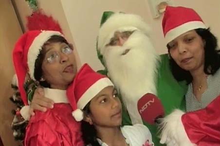 Christmas celebrated in Delhi