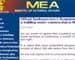 MEA statement on Gurudwara fire in Australia