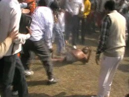 Ranchi: Self-immolation bid by Cong worker Ranchi: Self-immolation bid by Cong worker