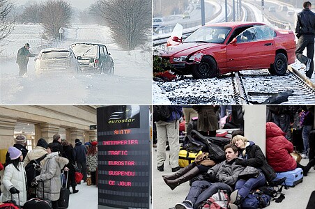 Severe winter weather continues to hit Europe