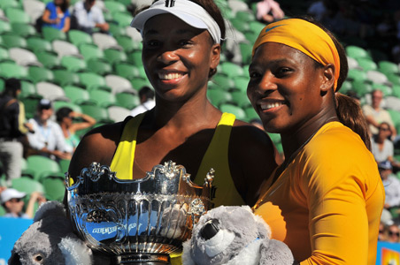 Williams sisters crowned doubles champions