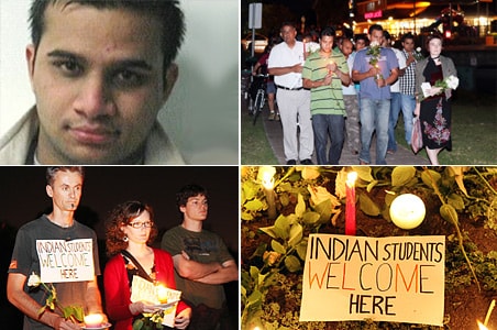 Candlelight vigil held for Indian murdered in Australia
