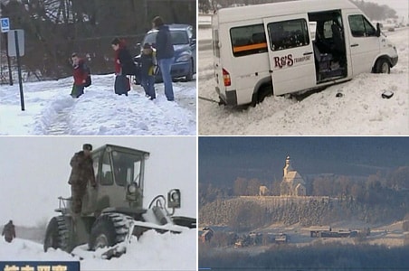 Cold weather leaves world shivering
