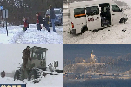 Cold weather leaves world shivering