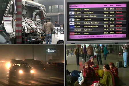 Delhi experiences coldest day of the season