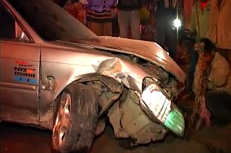 Car runs over 3 people in West Delhi