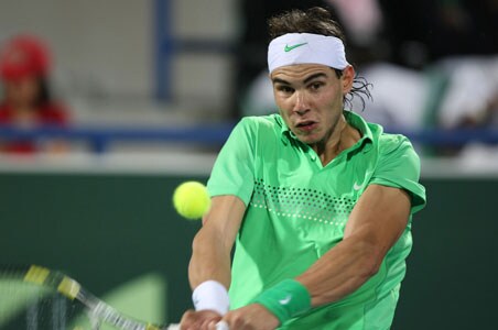Nadal wins, Federer sinks in desert