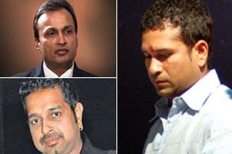 Tendulkar, Ambani duck tax on cars