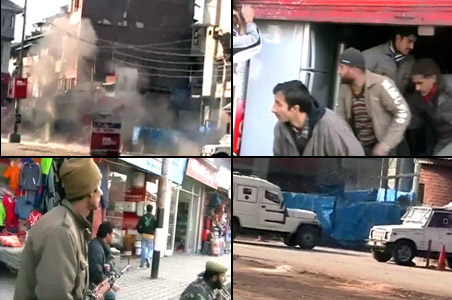 Caught on camera: Terrorists open fire in Srinagar