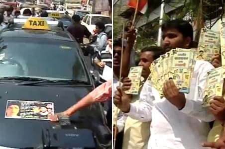 Thackeray men give Marathi books to cabbies
