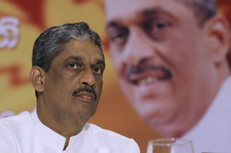 India's official stand on Fonseka made clear