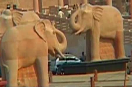 Mayawati in new trouble over elephant statues