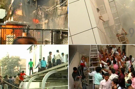Hospital on fire, no emergency exits for patients