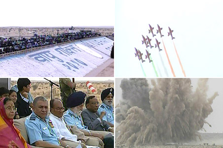 IAF carries out fire power exercise using frontline aircraft
