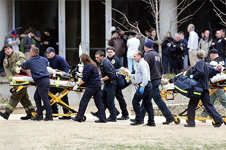 Hit by shooting, Alabama University tries to cope