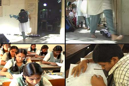 Chennai students to appear for exams barefoot