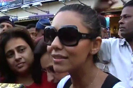 Shah Rukh is happy the film's released: Gauri Khan