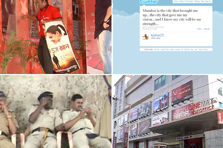Nervous cinemas restart bookings for SRK's film