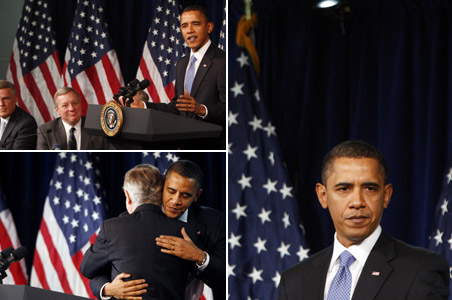 Obama offers pep talks to Democrats