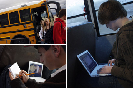 Wi-Fi solves rowdy behaviour on schoolbus