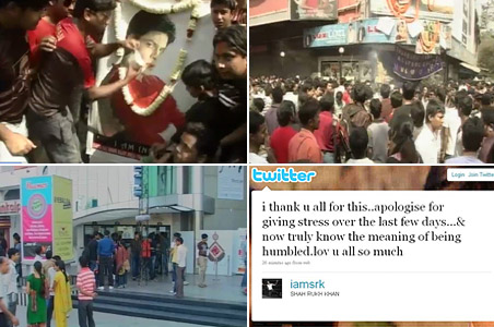 Mumbai defies Sena to watch SRK's film